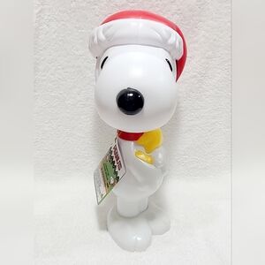 Peanuts Snoopy Hugging Woodstock 14" Lighted Blow Mold Brand New